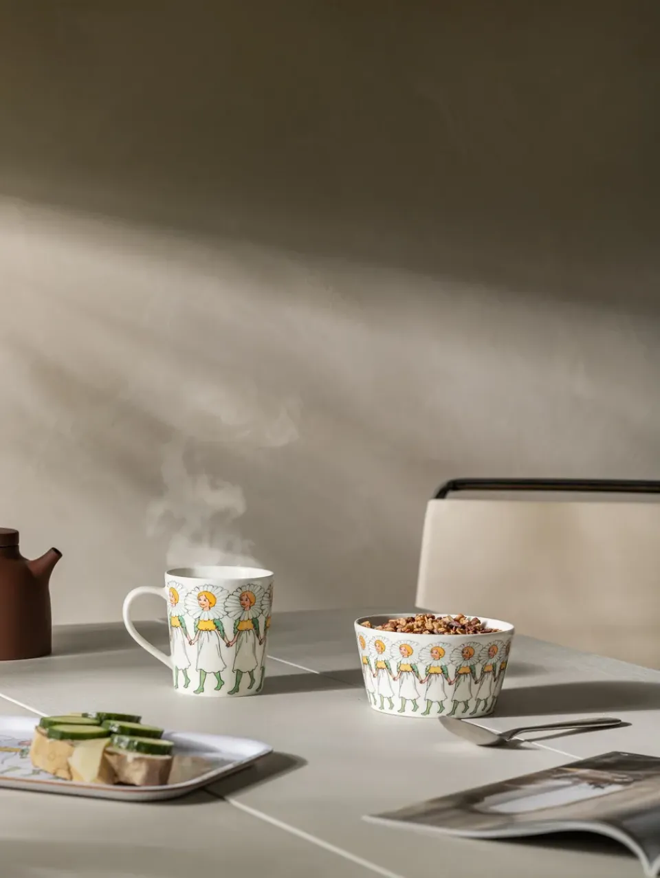Design House Stockholm Marguerite mug with handle, 40cl White Sale