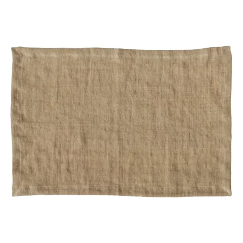 Tell Me More Marion placemat linen 37x50 cm, Pampas Brown