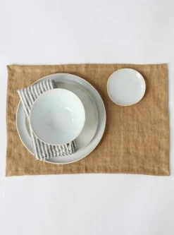 Tell Me More Marion placemat linen 37x50 cm, Pampas Brown
