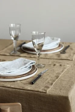 Tell Me More Marion tablecloth linen 145x330 cm, Pampas Brown Hot