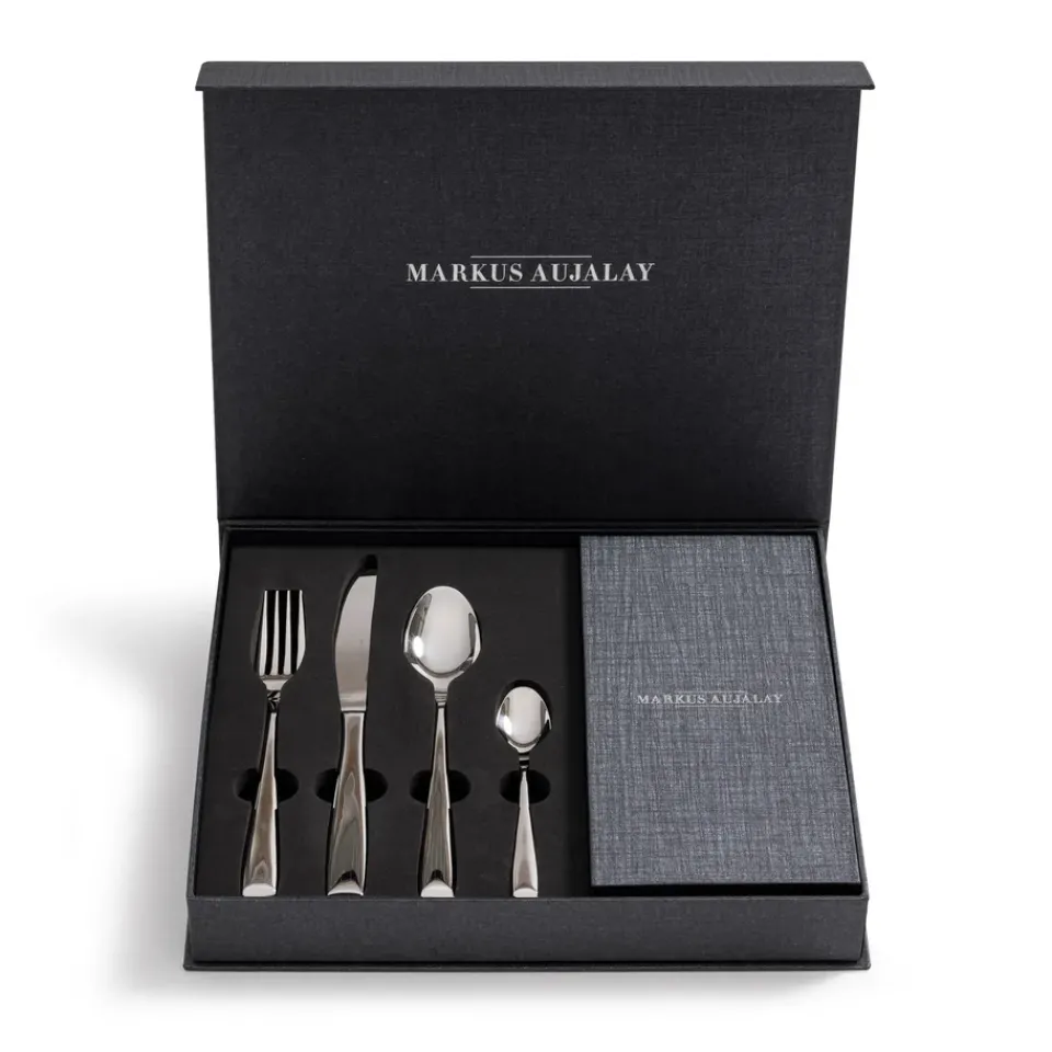 Markus Aujalay Markus Signature cutlery, 24 pieces Silver-coloured Hot