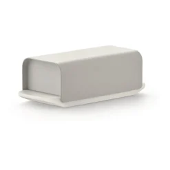 Alessi Mattina butter dish 9.5x21 cm, Warm -stainless steel Grey Hot