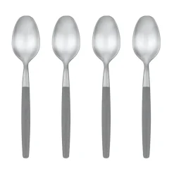 Blomus Maxime espresso spoon 11 cm 4-pack, Sharkskin Silver-coloured Best