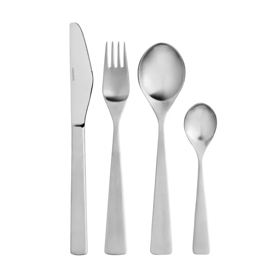 Stelton Maya 2000 cutlery, 24 pieces Silver-coloured Hot