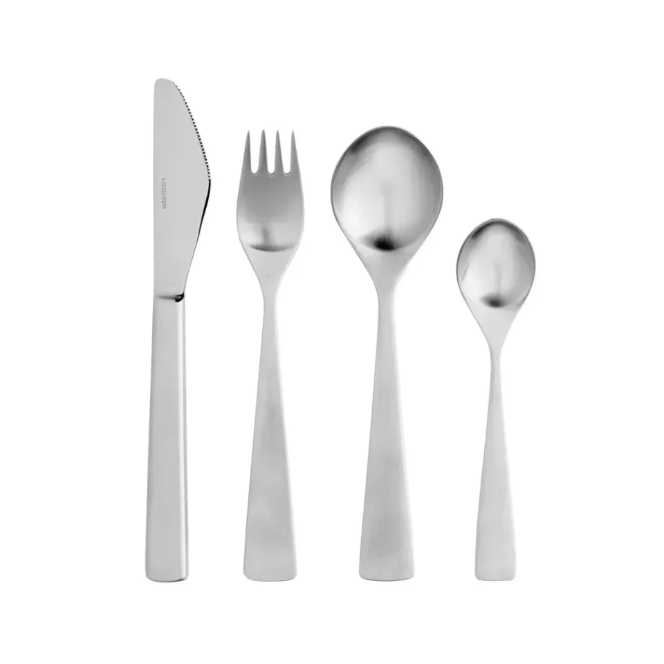 Stelton Maya cutlery set, 24 pieces Silver-coloured Outlet
