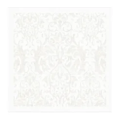Ekelund Linneväveri Medaljong napkin 35x35 cm, White Sale