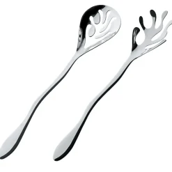 Alessi Mediterraneo salad set, stainless steel GreySilver-coloured Hot