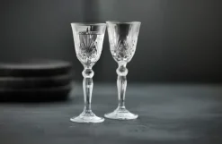 Lyngby Glas Melodia Snaps glass with stem 5 cl 4-pack, Clear Transparent Best