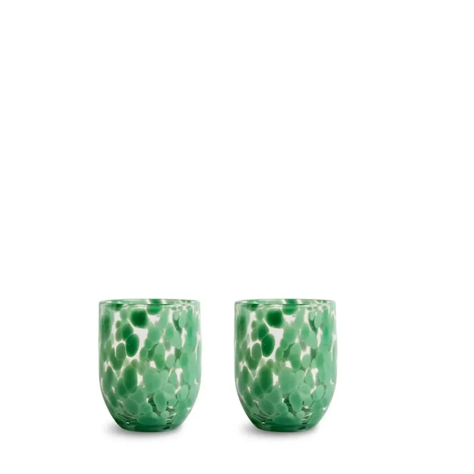 Byon Messy Glass 30 cl 2-Pack, Green Discount