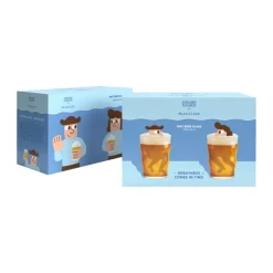 Holmegaard Mikkeller pint beer glass 2-pack, 40 cl Transparent
