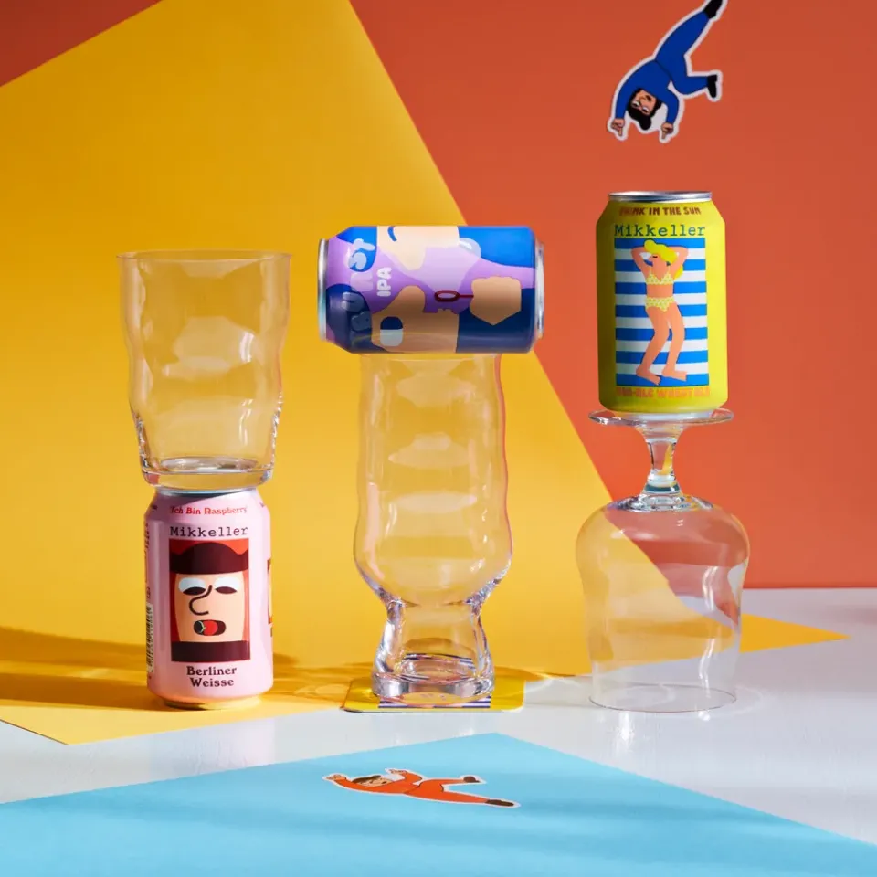 Holmegaard Mikkeller universal beer glass 2-pack, 40 cl Transparent Clearance