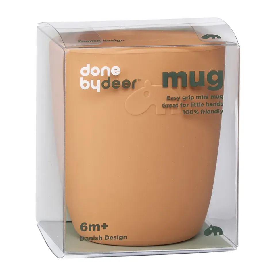 Done by deer Mini mug 13 cl, Mustard Yellow Clearance