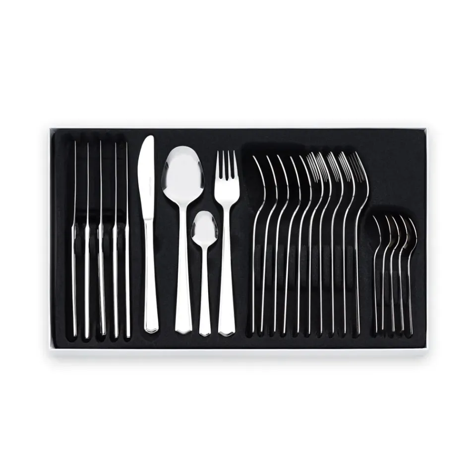 Hardanger Bestikk Mira cutlery set, 24 pieces Silver-coloured Clearance