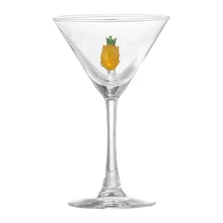 Bloomingville Misa cocktail glass 17 cl, Clear-pineapple Transparent New