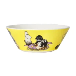 Moomin Arabia Misabel Moomin bowl, Yellow Discount