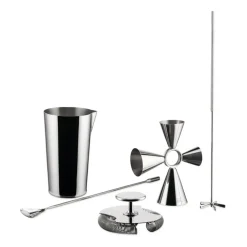 Alessi Mixerset, 5 pieces Silver-coloured Sale