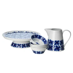Rörstrand Mon Amie cake stand, Ø 27 cm Blue New