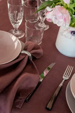 Himla Monaco napkin ring Ø4 cm 4-pack, Silver Silver-coloured Online