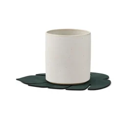 LIND DNA Monstera Leaf Nupo coaster, Dark Green Online
