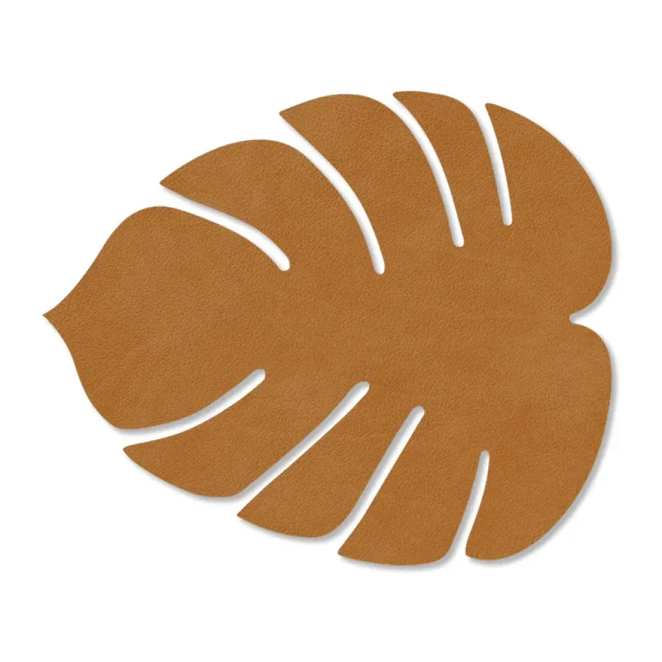 LIND DNA Monstera Leaf Nupo coaster, Burned curry Yellow Outlet