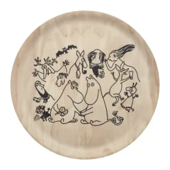 Muurla Moomin 80 tray Ø35 cm, Birch Beige Sale