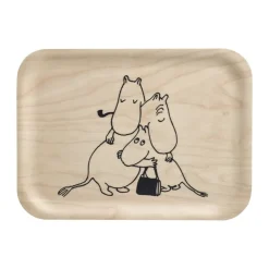 Muurla Moomin 80 tray 20x27 cm, Birch Beige Online