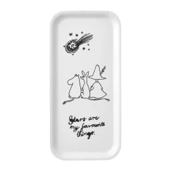 Muurla Moomin 80 tray 13x27 cm, White