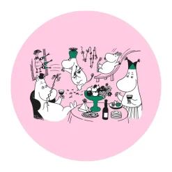Opto Design Moomin 80 trivet Ø21 cm, Pink Outlet