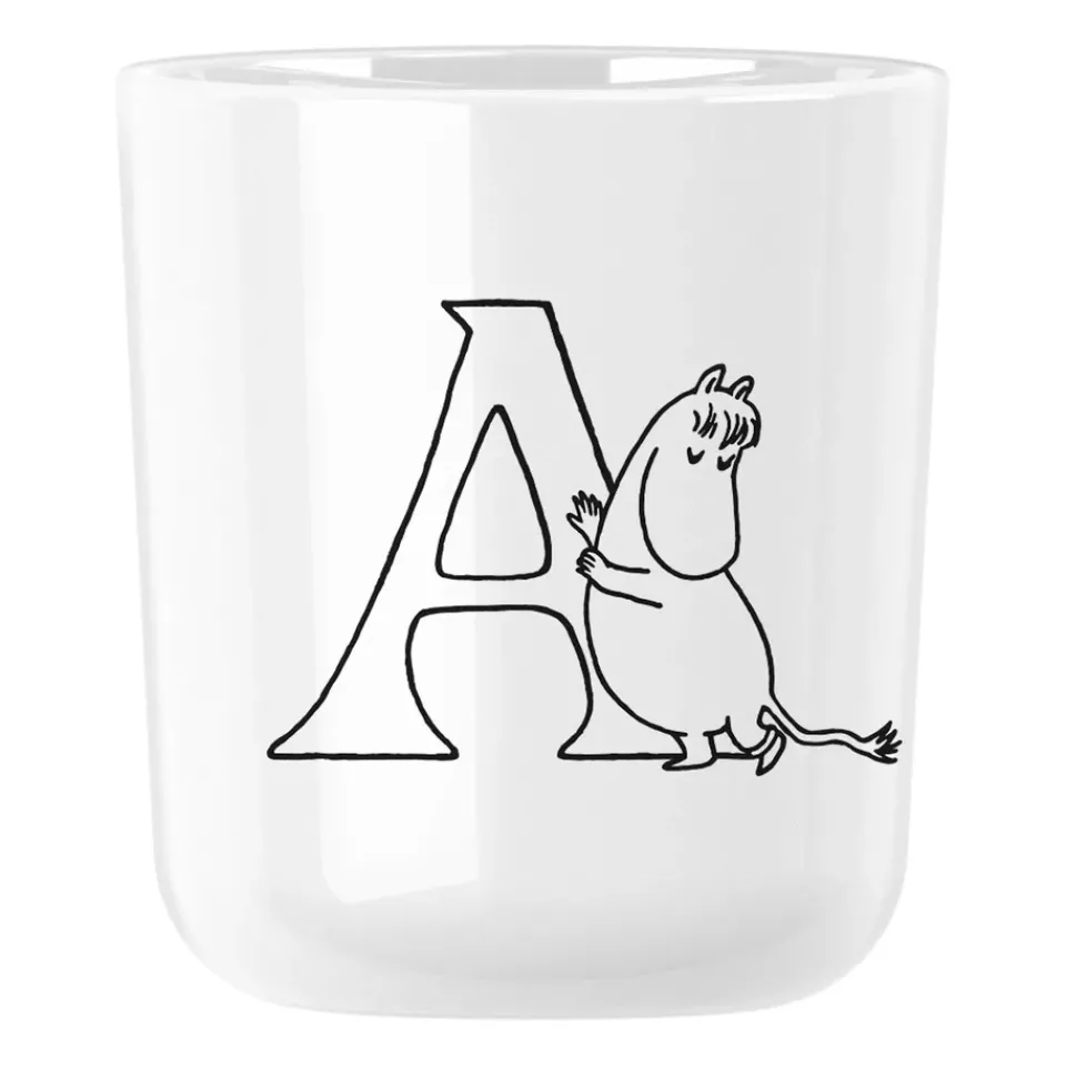RIG-TIG Moomin ABC mug 20 cl, A White Best