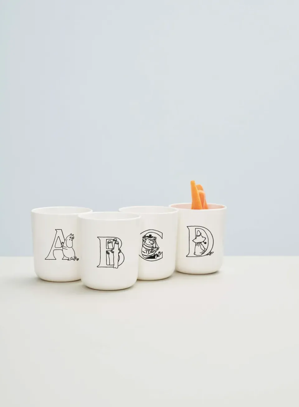 RIG-TIG Moomin ABC mug 20 cl, A White Best