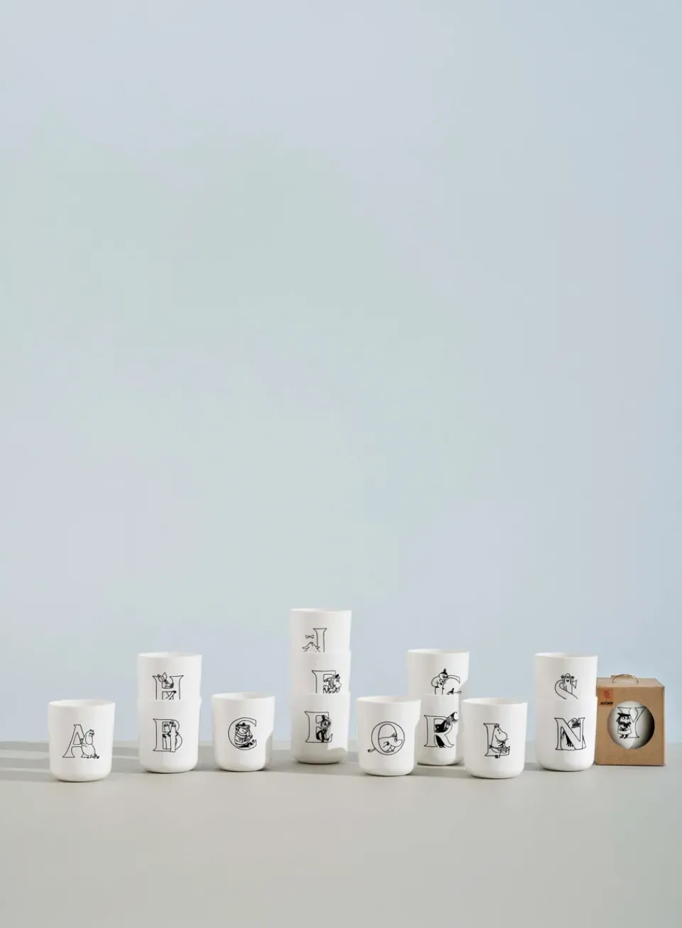 RIG-TIG Moomin ABC mug 20 cl, N White Outlet