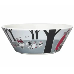 Moomin Arabia Moomin Adventure The Move bowl, grey GreyBlack Clearance