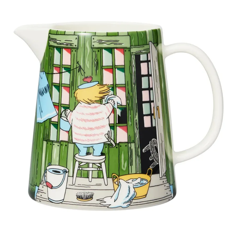 Moomin Arabia Moomin bathhouse teapot, 1 l Green Clearance