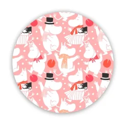 Opto Design Moomin celebration trivet Ø21 cm, White-pink PinkWhite Best