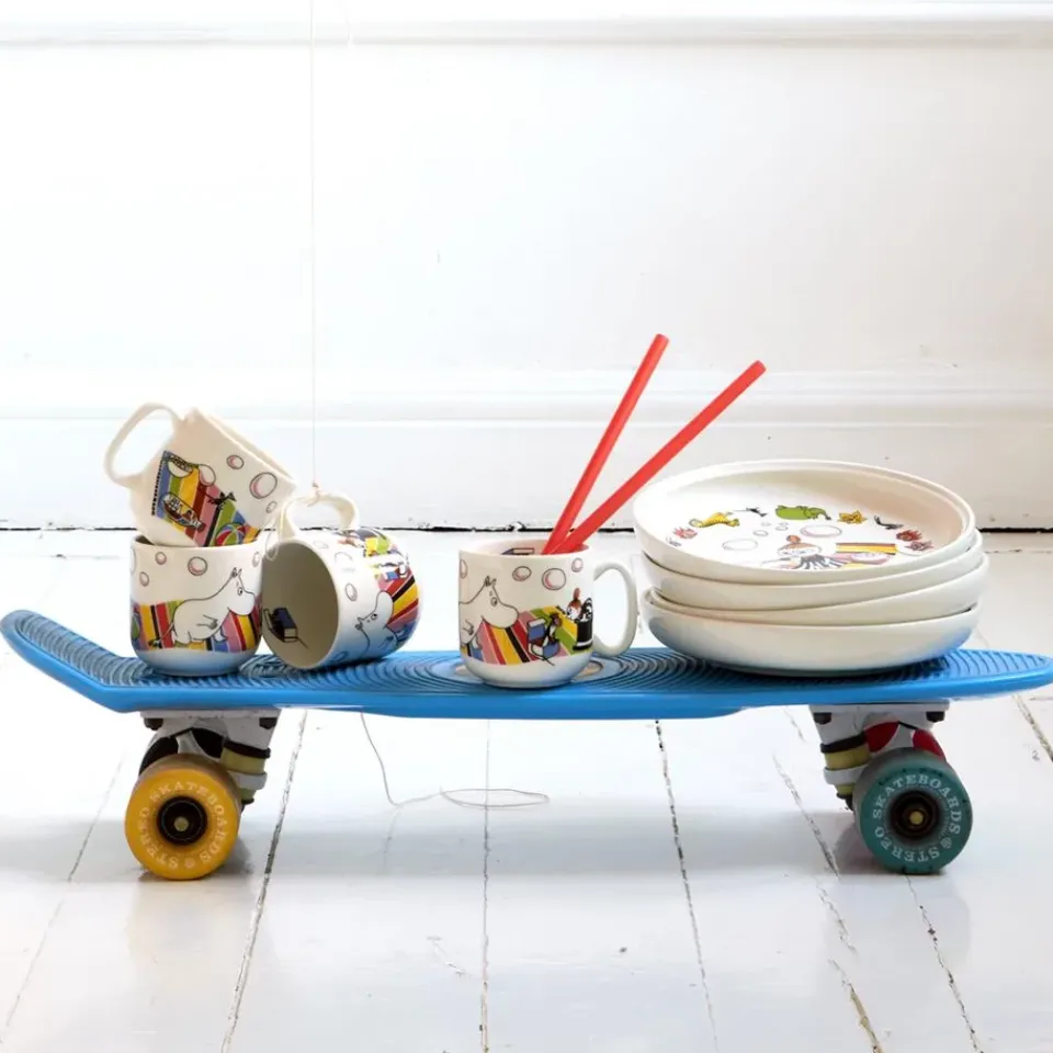 Moomin Arabia Moomin children's dinnerware, Moomintroll White Best