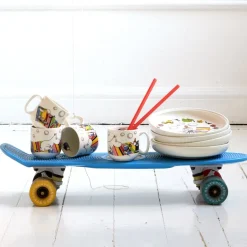 Moomin Arabia Moomin children's dinnerware, Little My White Hot