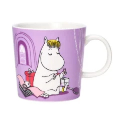Moomin Arabia Moomin children's dinnerware, Snorkmaiden Purple New