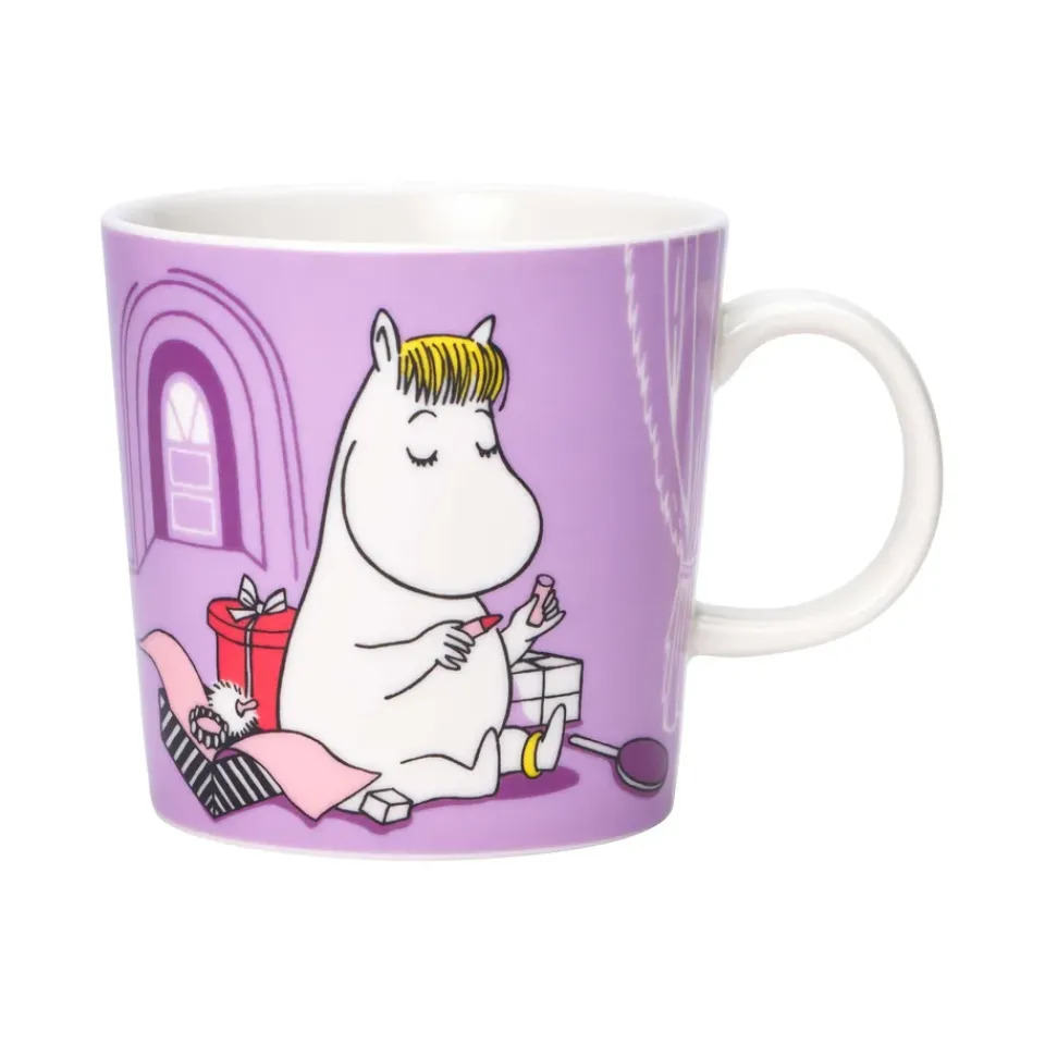 Moomin Arabia Moomin children's dinnerware, Snorkmaiden Purple New