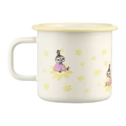 Muurla Moomin enamel mug 37 cl, Flowers White Discount