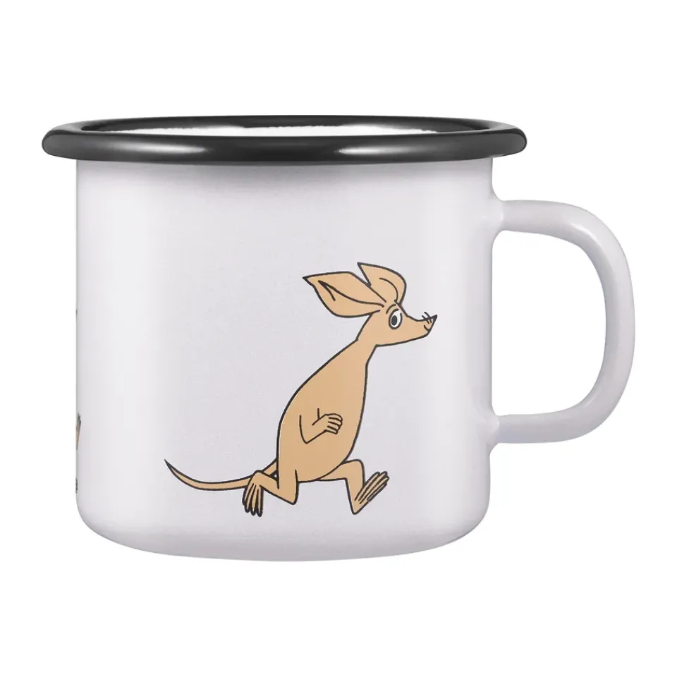 Muurla Moomin enamel mug 25 cl, Retro Sniff Purple Hot