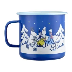 Muurla Moomin enamel mug 80 cl, Starry night Blue New