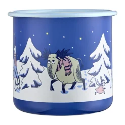 Muurla Moomin enamel mug 80 cl, Starry night Blue New