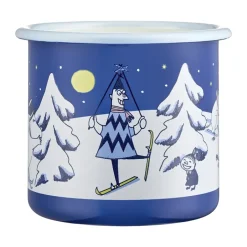Muurla Moomin enamel mug 37 cl, Starry night Blue