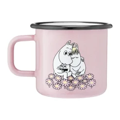 Muurla Moomin enamel mug 37 cl, Together Pink New