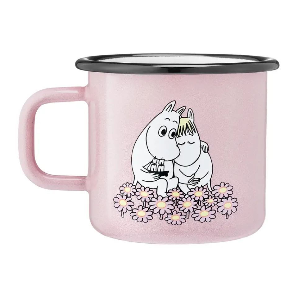Muurla Moomin enamel mug 37 cl, Together Pink New