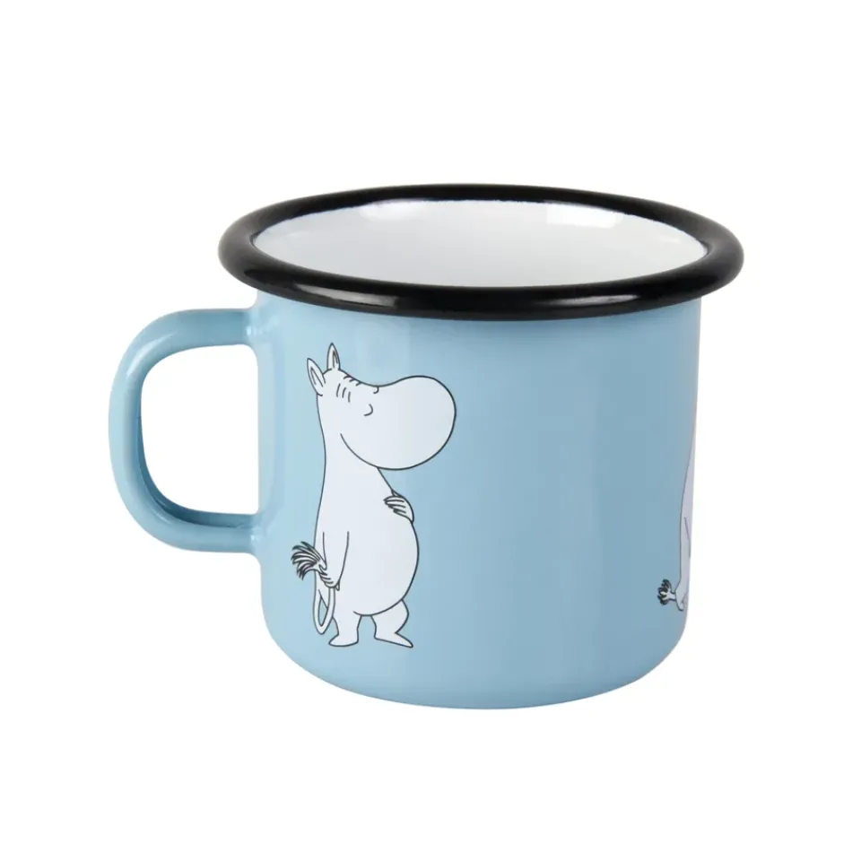 Muurla Moomin enamel mug, 2.5 dl Blue Outlet