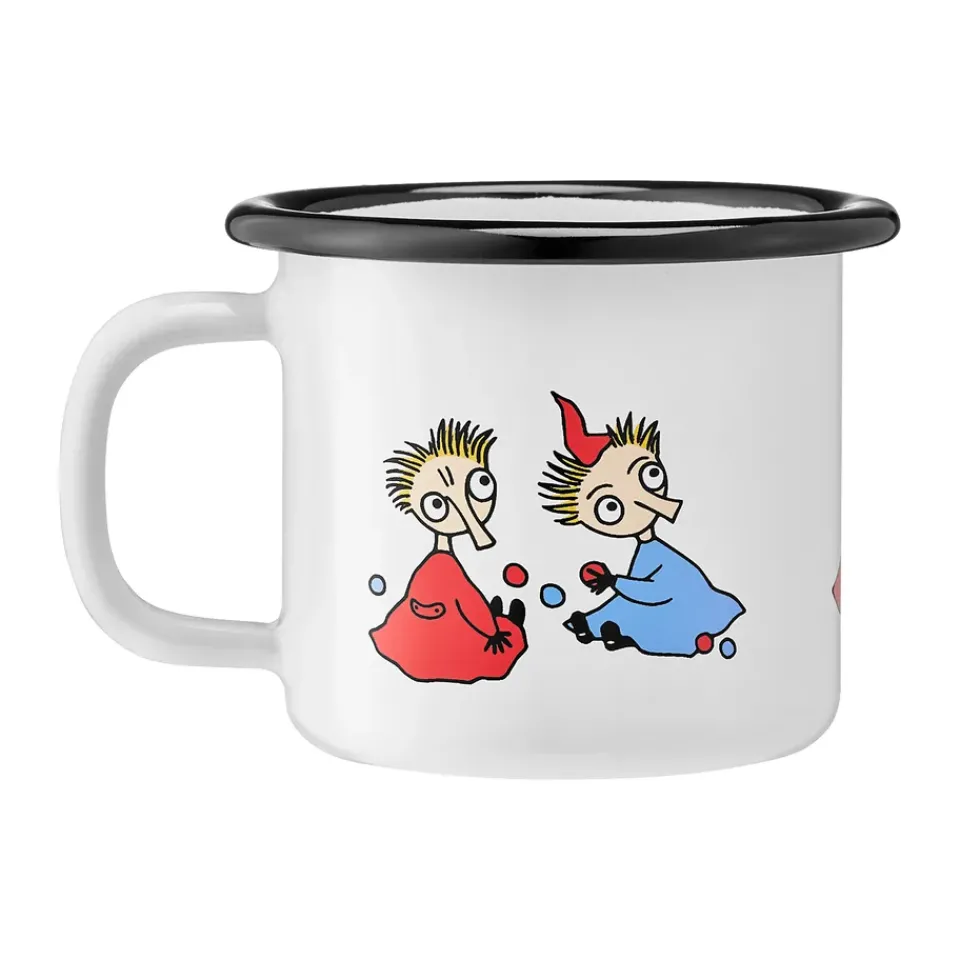 Muurla Moomin enamel mug 1.5 dl, Thingumy and Bob White Discount