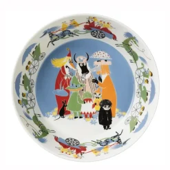 Moomin Arabia Moomin Friendship serving bowl, 23 cm BlueBlack Sale