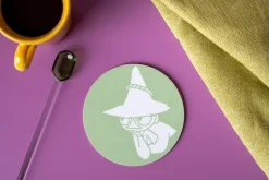 Muurla Moomin glass coaster Ø10 cm, Snufkin Green