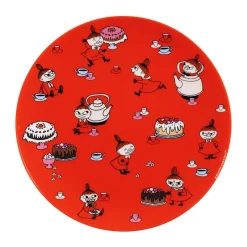 Rätt Start Moomin Little My flat plate Ø19.8 cm, Red Clearance